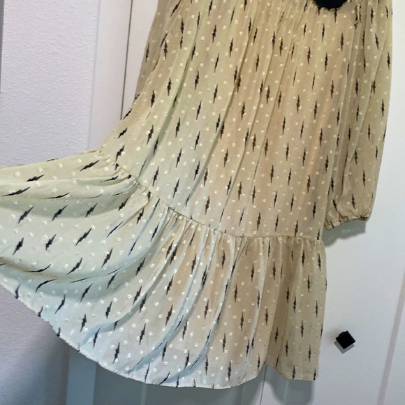 NWT ee:some Lightening Bolt Tiered Dress |Size Small - Picture 5 of 12